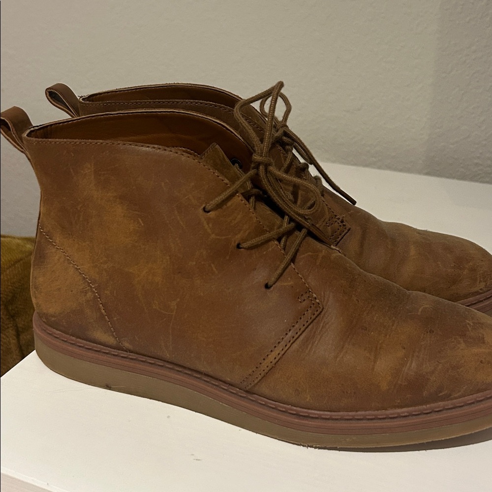 Clarks Brown Lace Up Boots